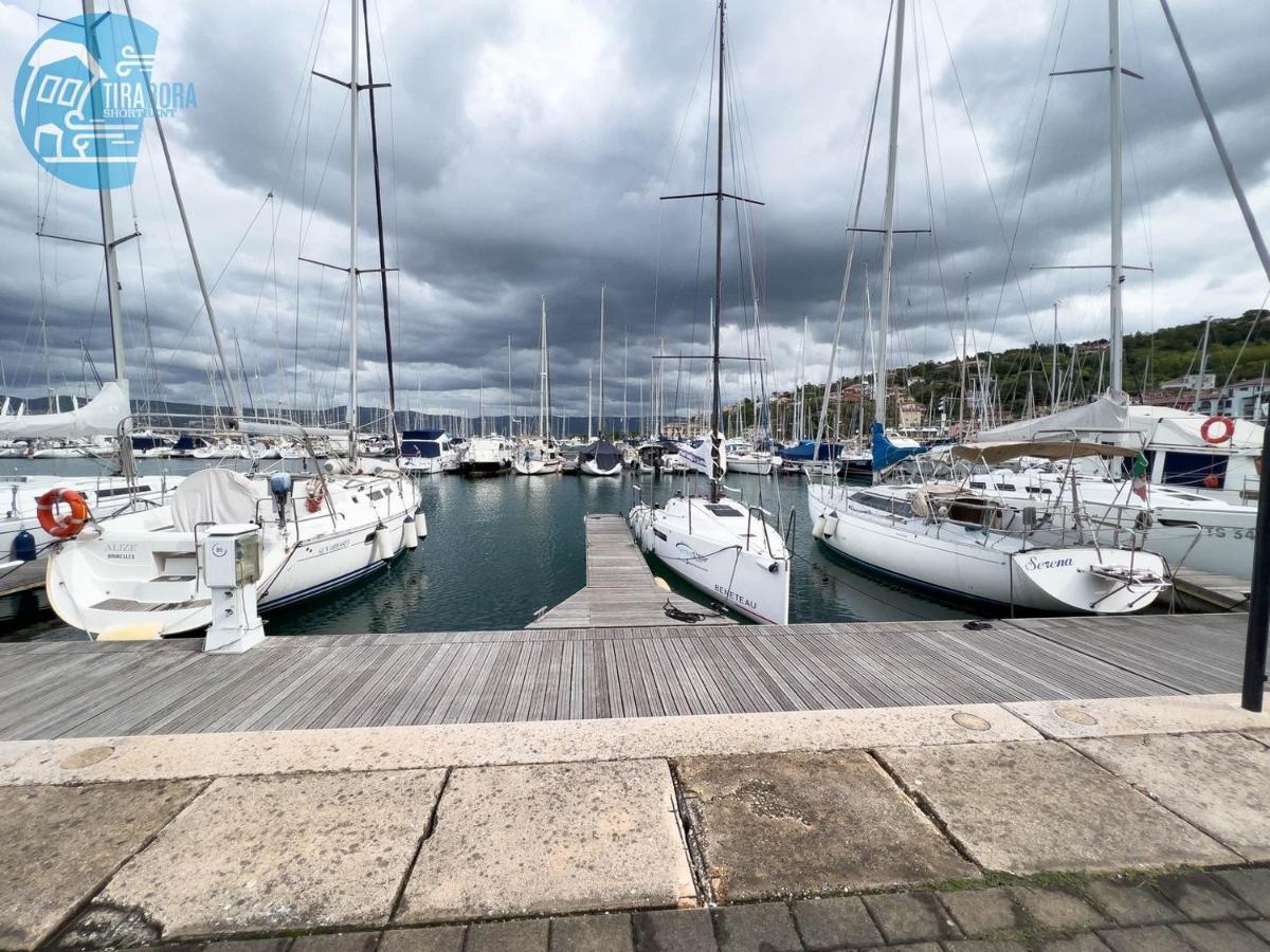 Porto San Rocco Tirabora Short Rent Lägenhet Múggia Exteriör bild